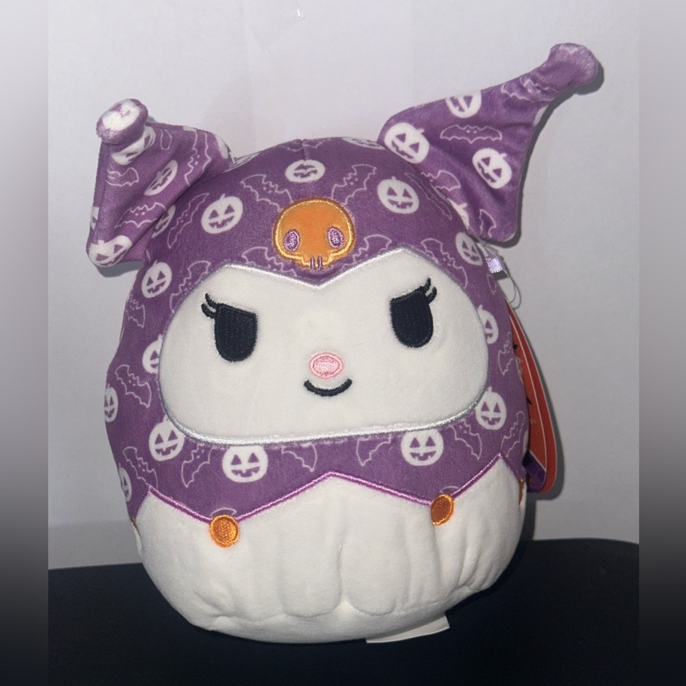 Kuromi Halloween Purple and White Squishmallow BNWT